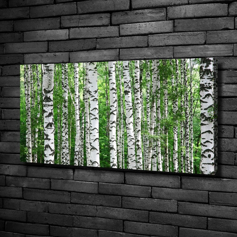 Canvas wall art Birch