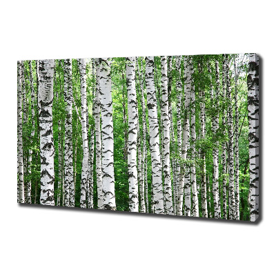 Canvas wall art Birch