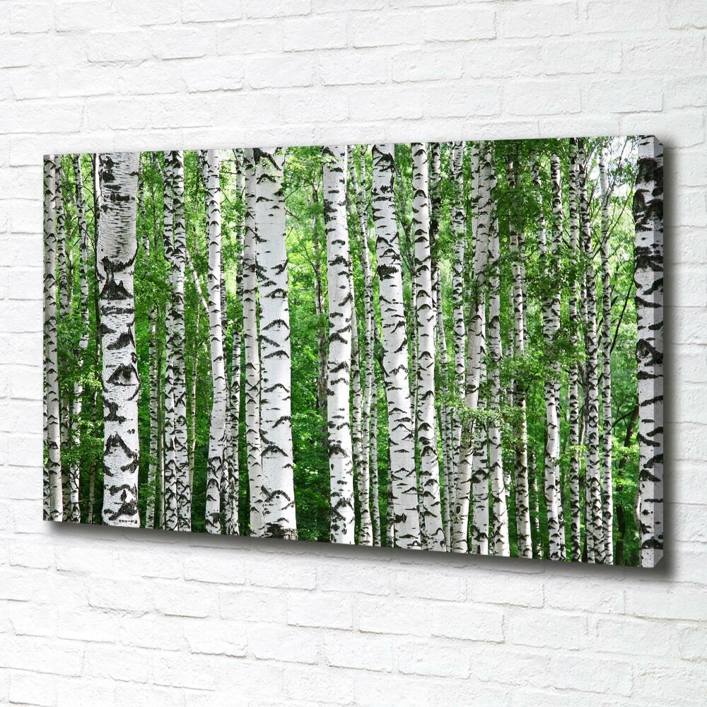 Canvas wall art Birch