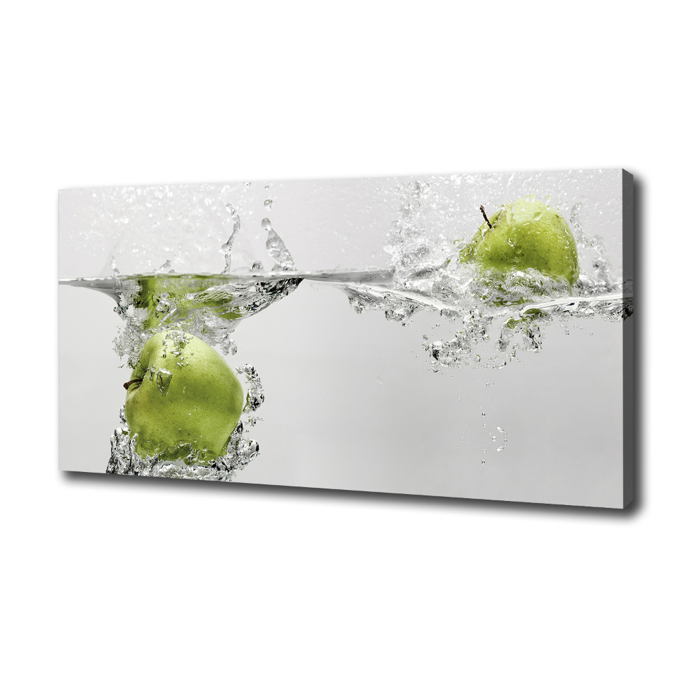 Canvas wall art Apple under water