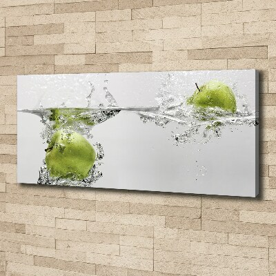 Canvas wall art Apple under water