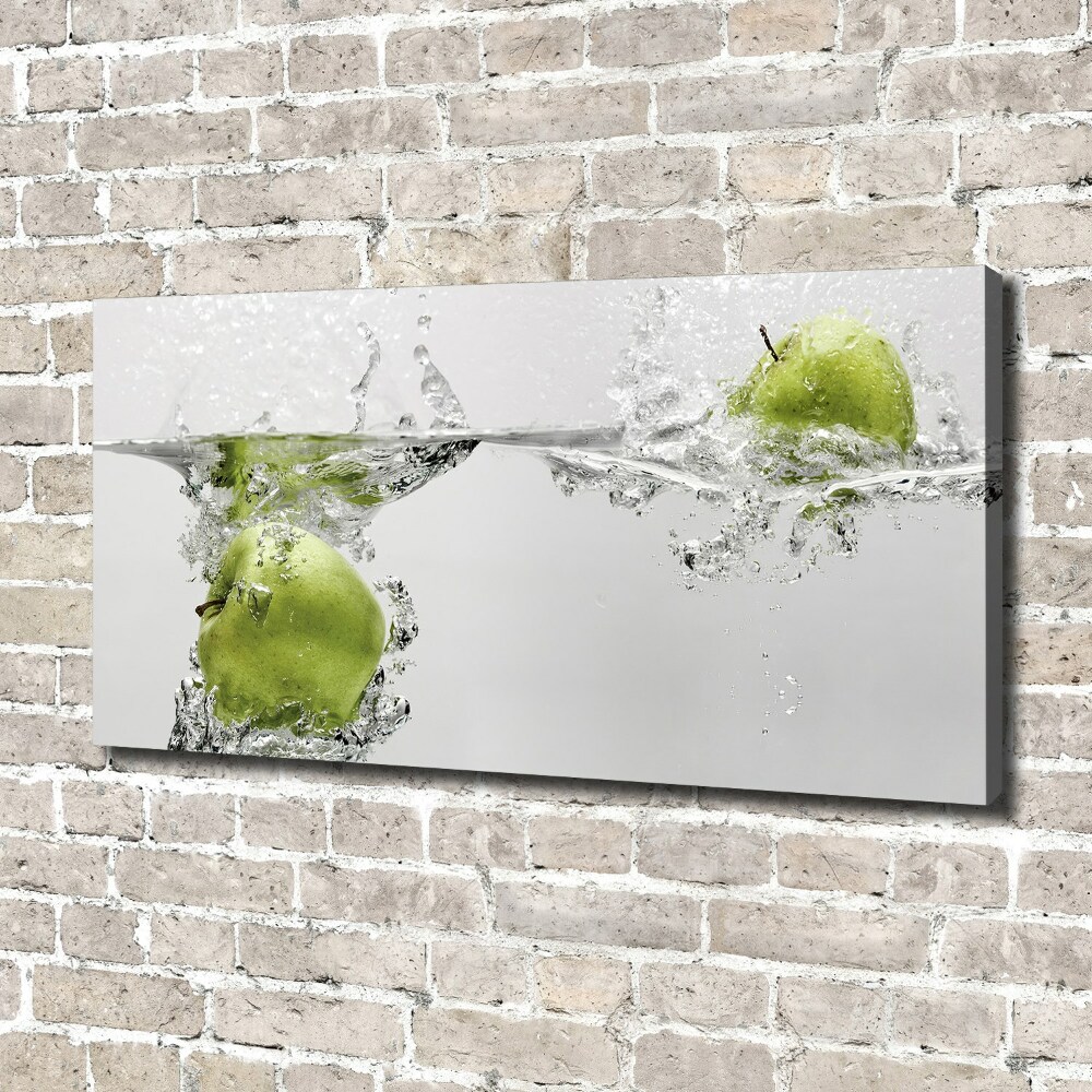 Canvas wall art Apple under water