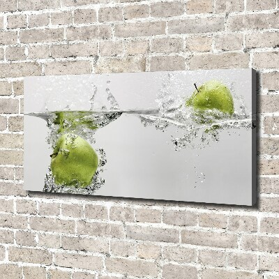 Canvas wall art Apple under water