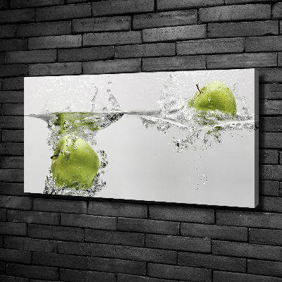 Canvas wall art Apple under water