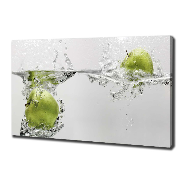 Canvas wall art Apple under water