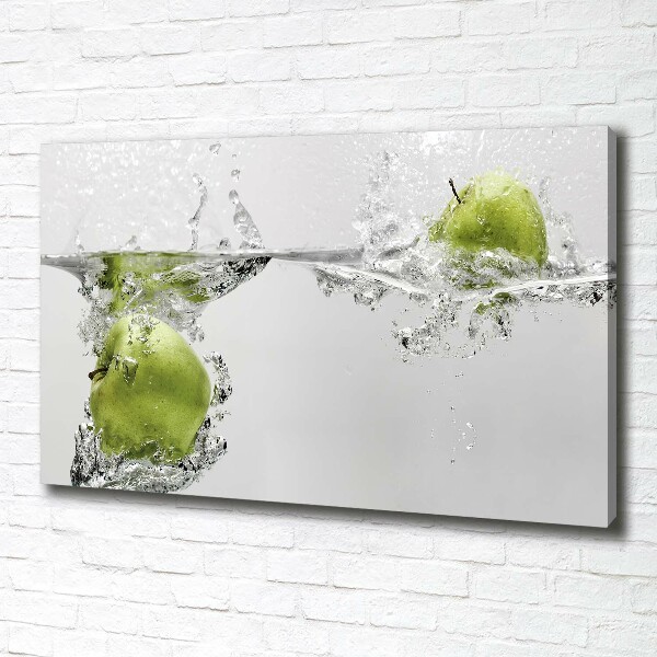 Canvas wall art Apple under water