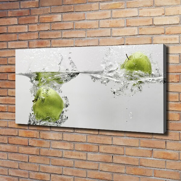 Canvas wall art Apple under water