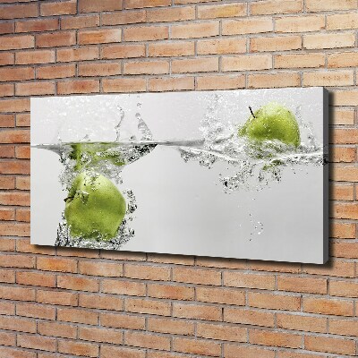 Canvas wall art Apple under water