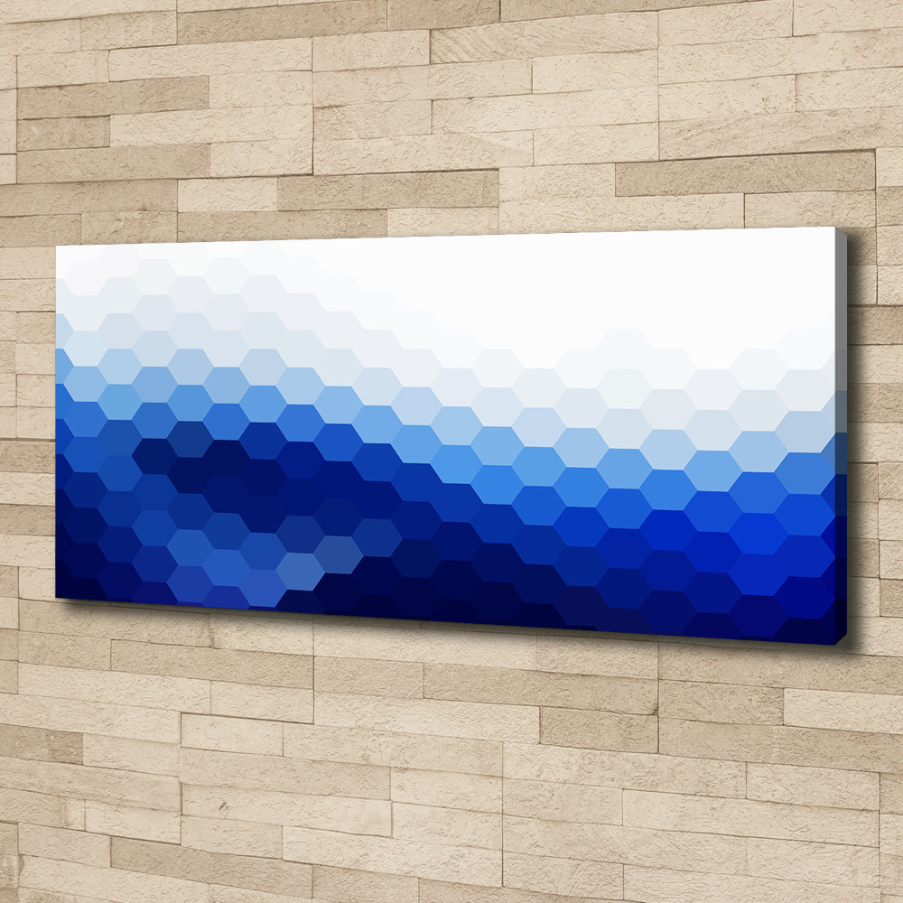 Canvas wall art Cube background