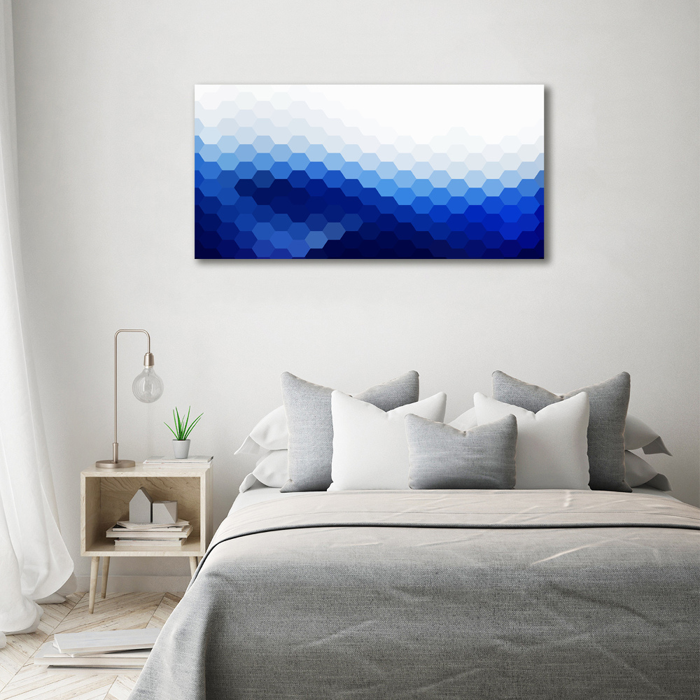 Canvas wall art Cube background