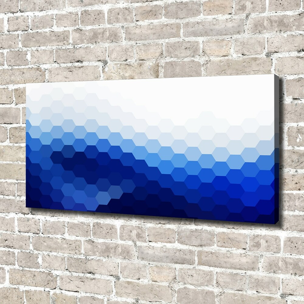 Canvas wall art Cube background