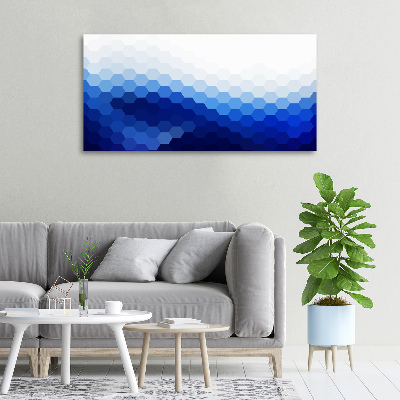 Canvas wall art Cube background