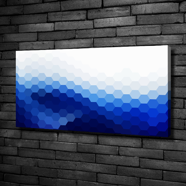 Canvas wall art Cube background