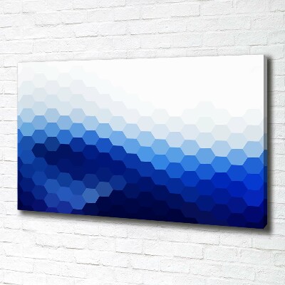 Canvas wall art Cube background