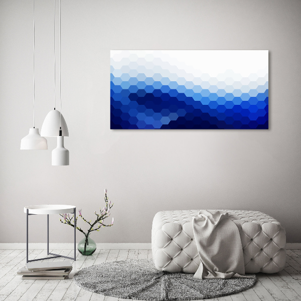 Canvas wall art Cube background