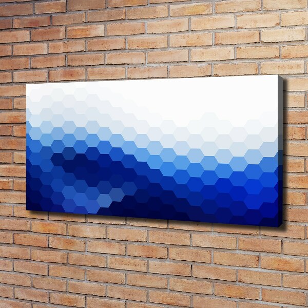 Canvas wall art Cube background