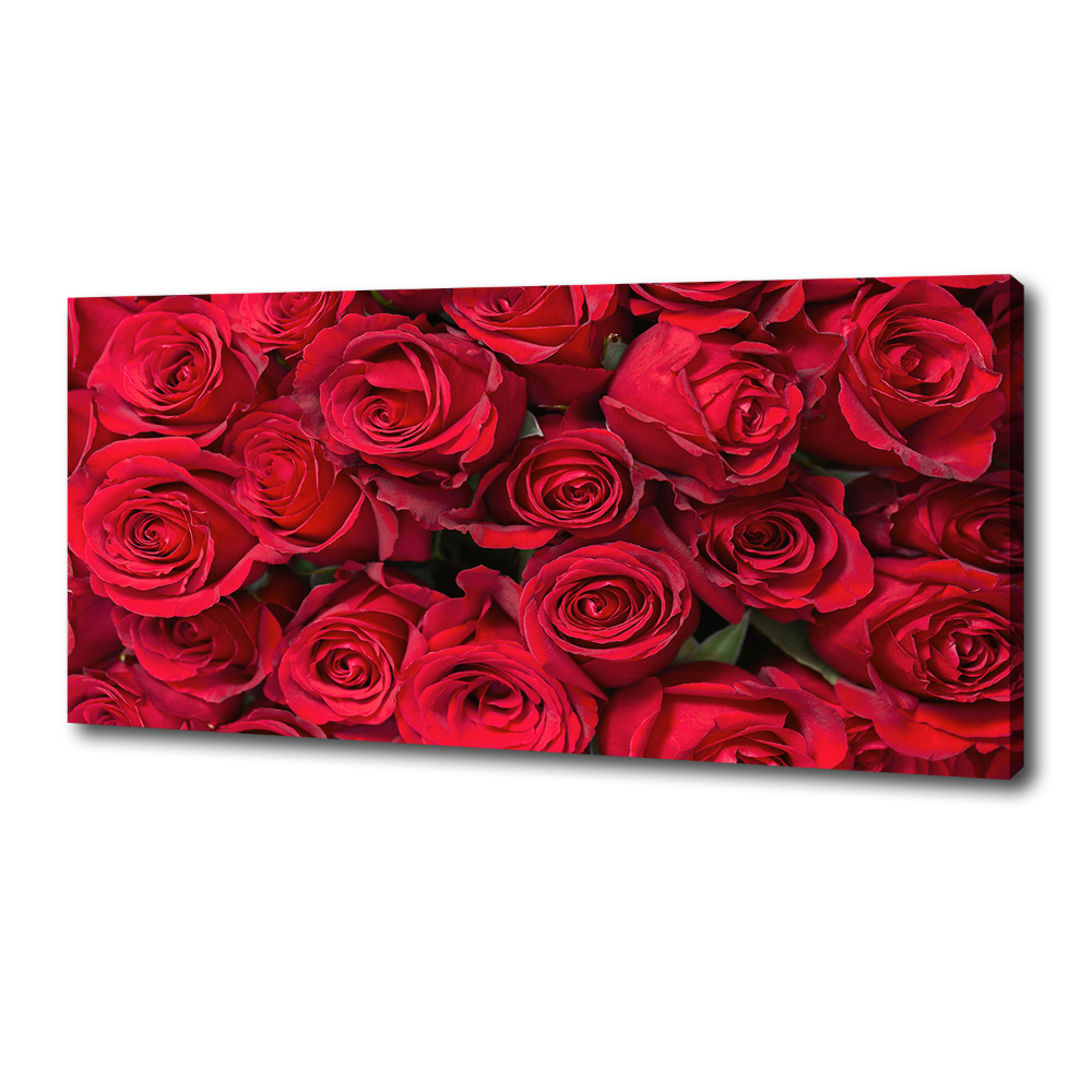 Canvas wall art Red roses