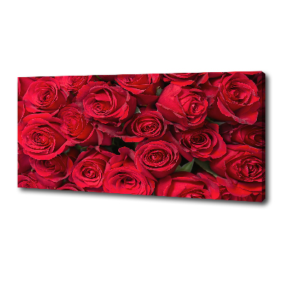 Canvas wall art Red roses