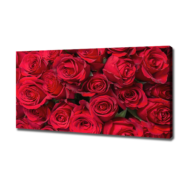 Canvas wall art Red roses