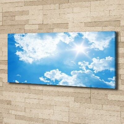 Canvas wall art Clouds in the sky