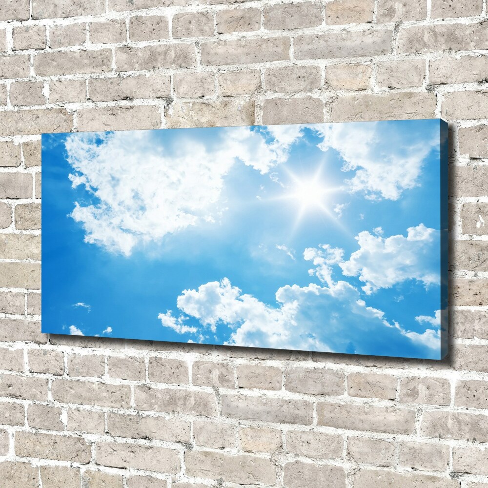 Canvas wall art Clouds in the sky