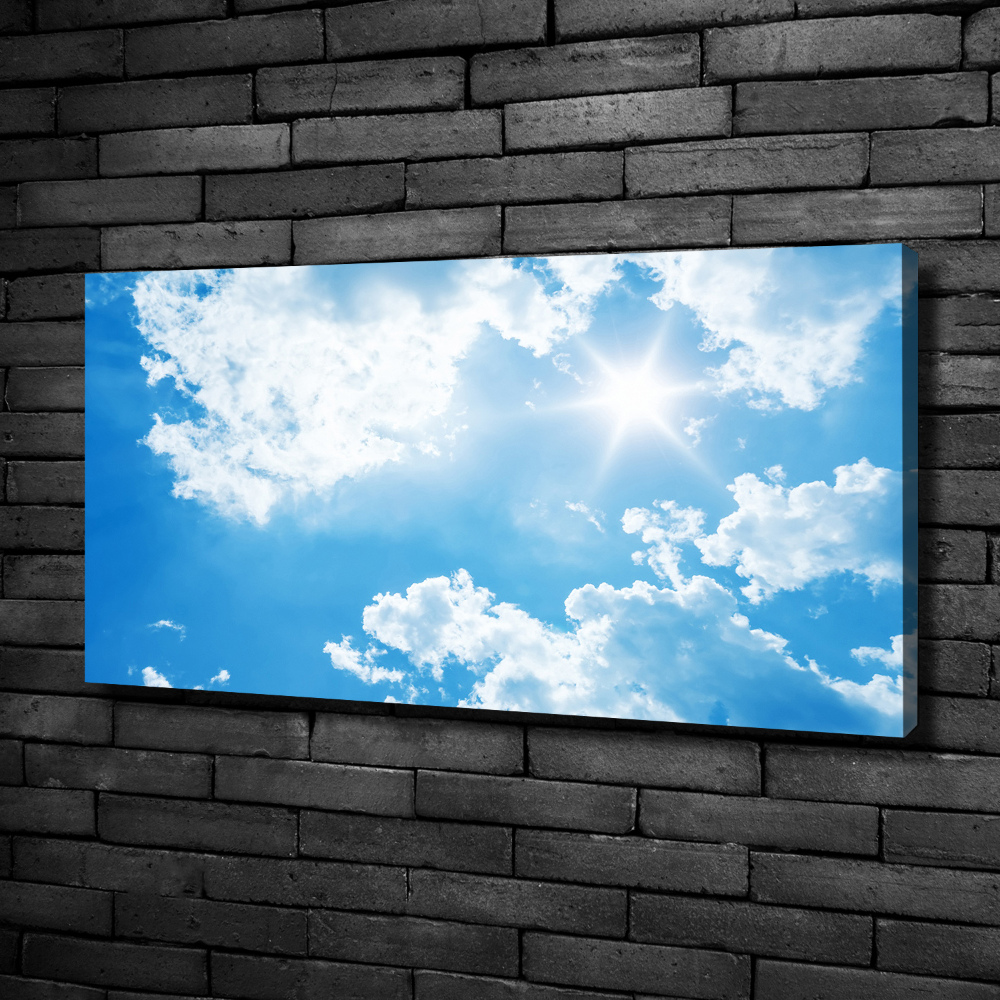 Canvas wall art Clouds in the sky