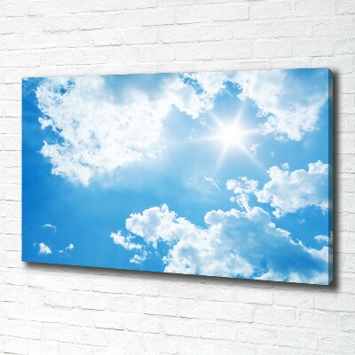 Canvas wall art Clouds in the sky