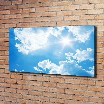 Canvas wall art Clouds in the sky