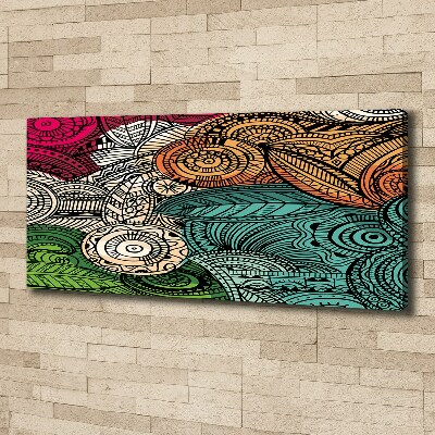 Canvas wall art Abstract feathers