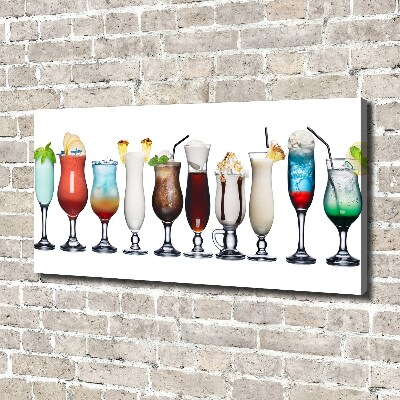 Canvas wall art Drink set