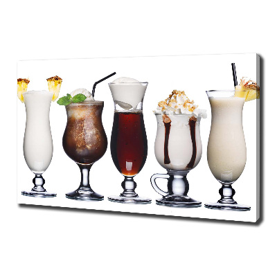 Canvas wall art Drink set