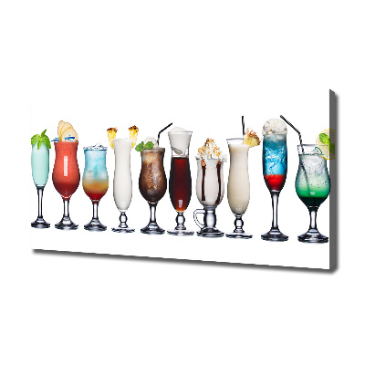 Canvas wall art Drink set