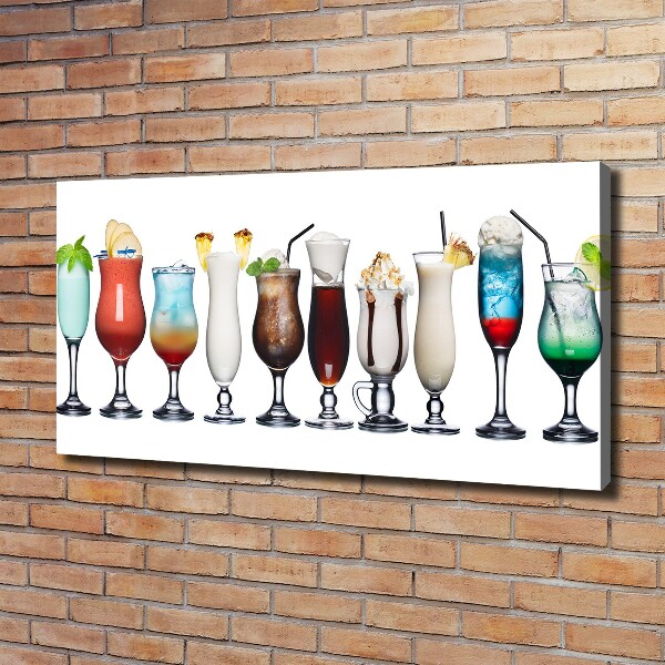 Canvas wall art Drink set