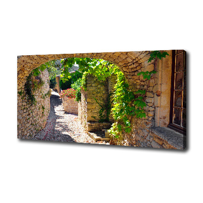 Canvas wall art Charming street