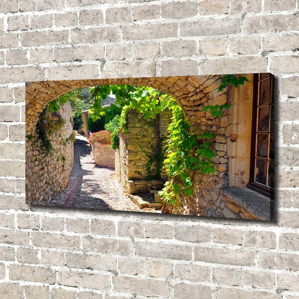 Canvas wall art Charming street