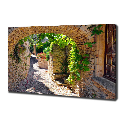 Canvas wall art Charming street