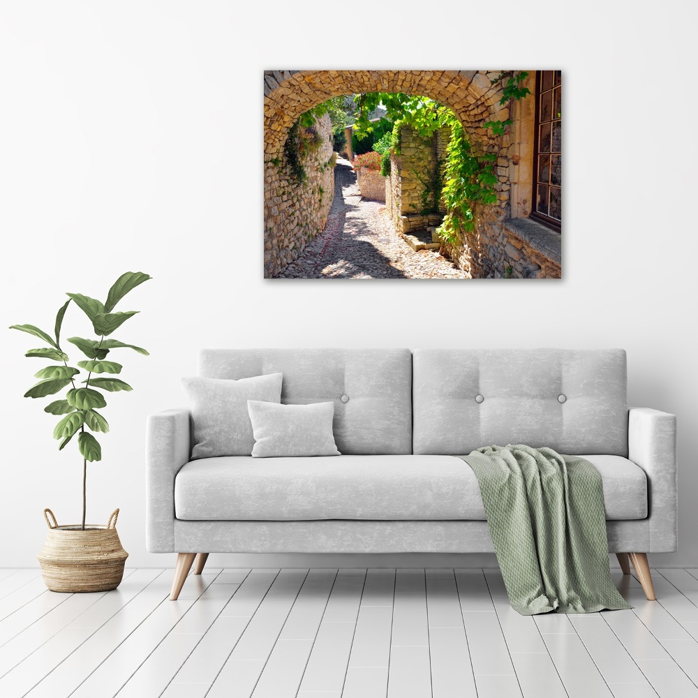 Canvas wall art Charming street