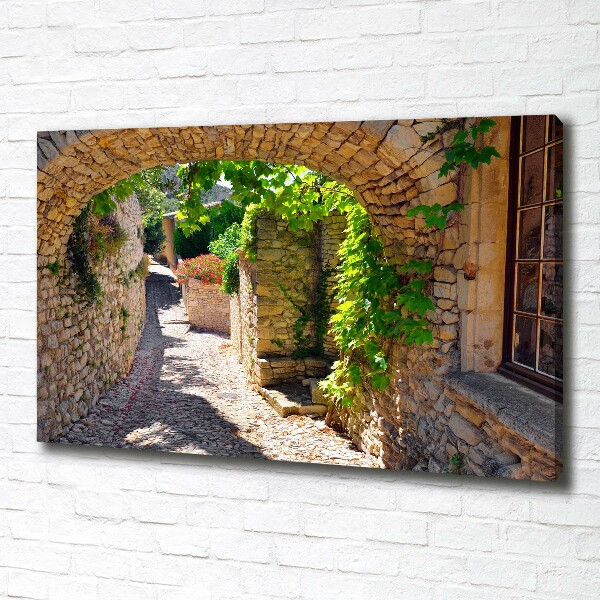 Canvas wall art Charming street