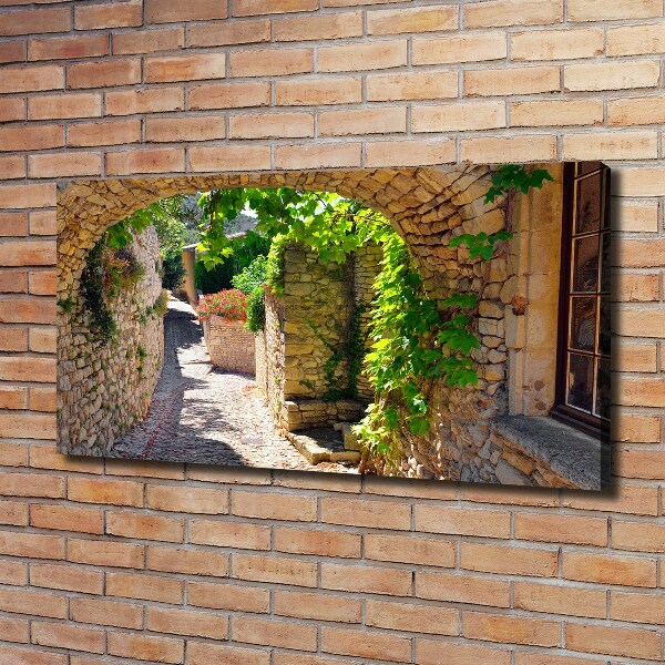 Canvas wall art Charming street