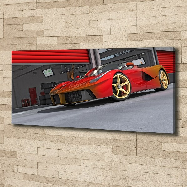 Canvas wall art Racer