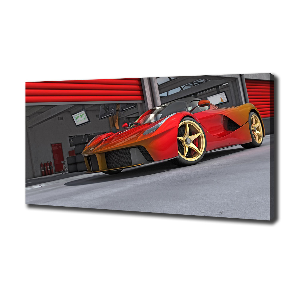 Canvas wall art Racer