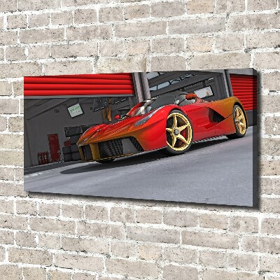 Canvas wall art Racer