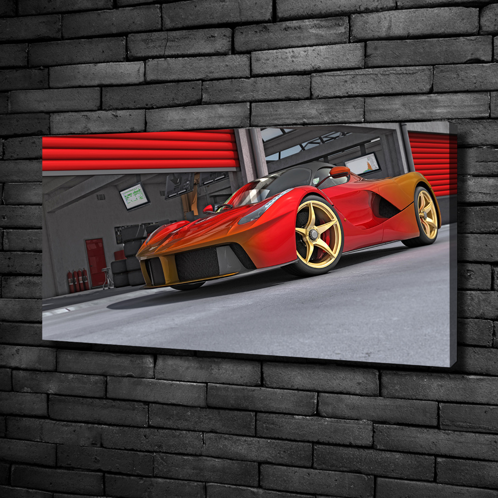 Canvas wall art Racer