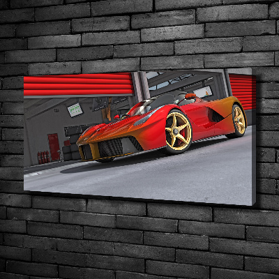 Canvas wall art Racer