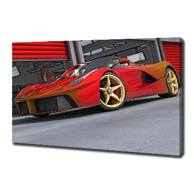 Canvas wall art Racer