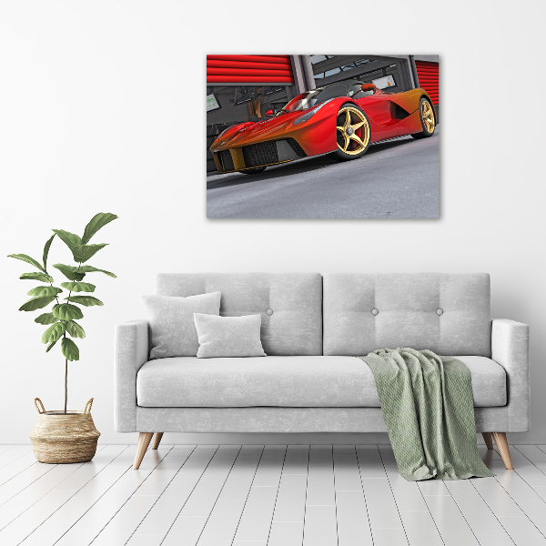 Canvas wall art Racer