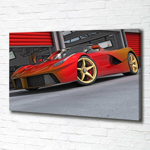 Canvas wall art Racer