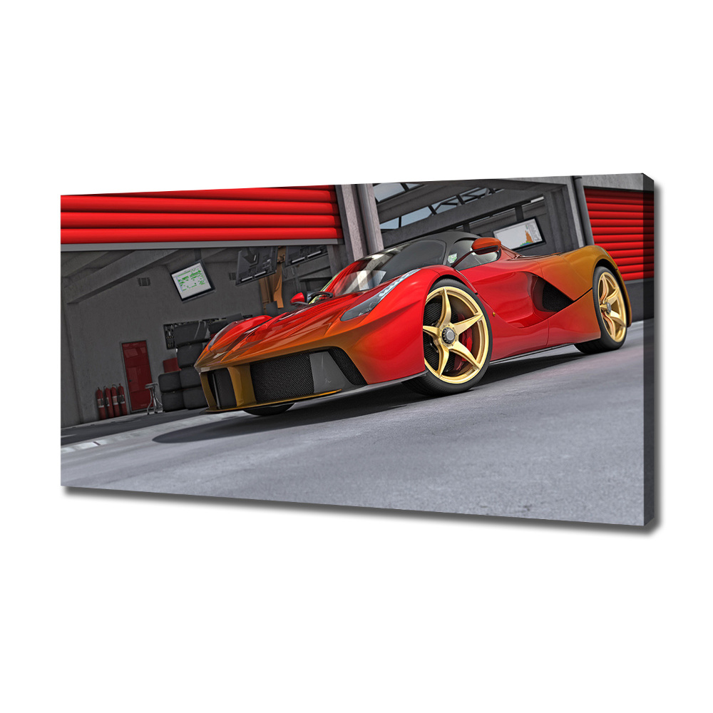 Canvas wall art Racer