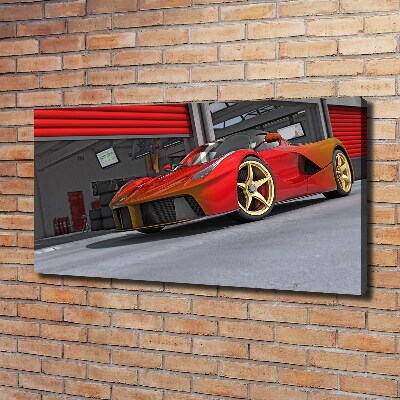 Canvas wall art Racer