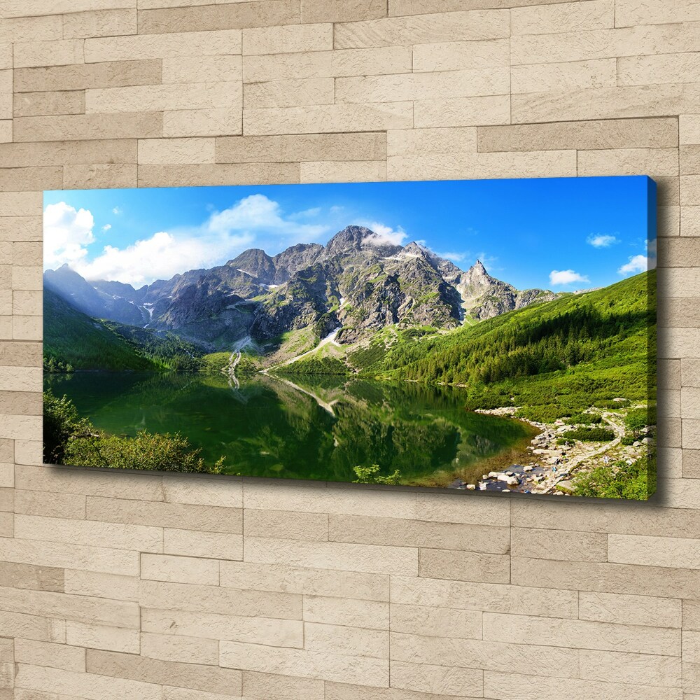 Canvas wall art Morskie Oko Tatry